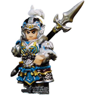 三国五虎将虎豹骑稀有积木人仔