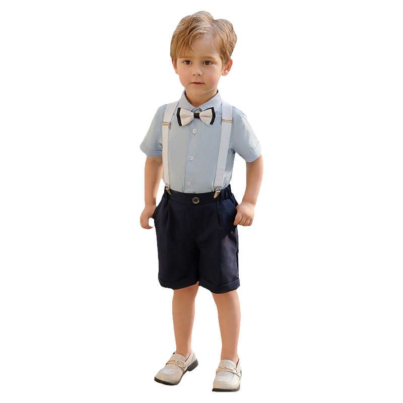 主持人演出服男童英伦等