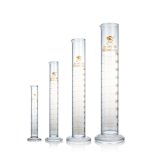 蜀牛 玻璃量筒 50 100 250 500 1000 2000ml带刻度耐高温耐酸碱透明实验室玻璃量具量筒