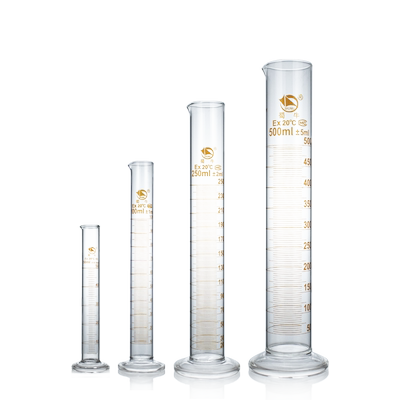 蜀牛玻璃量筒带刻度耐高温耐酸碱