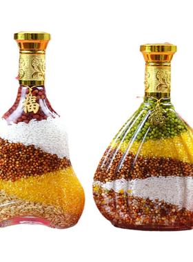 创意酒柜结婚礼物玻璃摆件招财