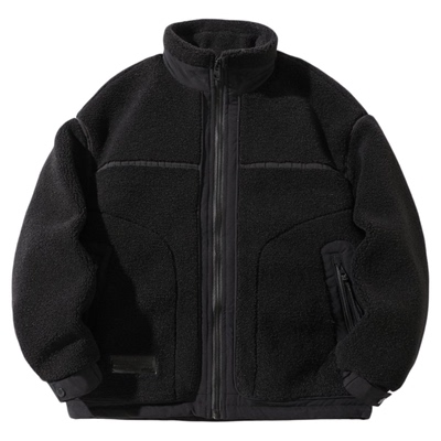 2025冬季新款颗粒绒立领棉衣