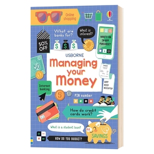 青少年理财指南 英文原版 Managing Your Money 英文版少儿百科 理财启蒙 Usborne 尤斯伯恩 进口原版英语书籍儿童外文书