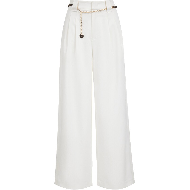 ONLY含莱赛尔胯间褶皱长裤休闲裤