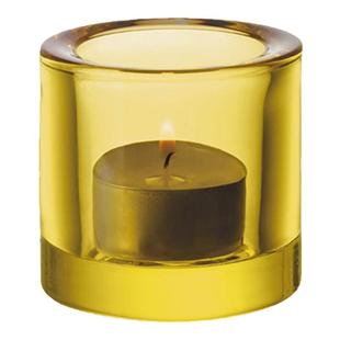 芬兰iittala Kivi冷井热焰系列烛台居家摆件北欧经典彩色玻璃烛台