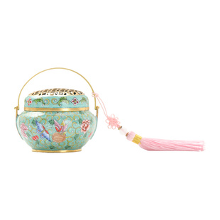 纯铜手炉取暖怀炉古代珐琅暖手炉小香炉家用室内碳炉手捧冬季铜炉