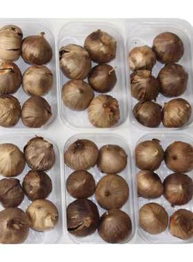 黑蒜精品黑蒜头即食独头黑大蒜出口级山东特产120天发酵黑蒜