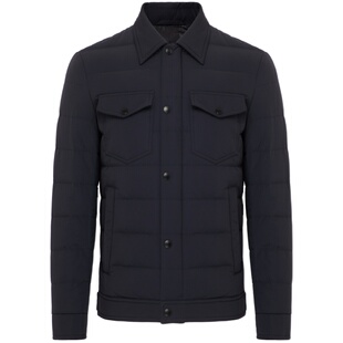 VSKONNE威斯康尼羽绒服男新款短款藏青白鸭80绒休闲夹克羽绒服男