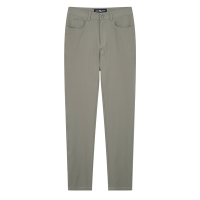 亨利格兰纯色百搭休闲裤男士2026夏季新款潮流商务通勤直筒长裤子