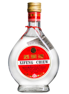 45度西凤酒凤凰牌扁瓶2000年出厂200ml小酒摆柜收藏自饮年份老酒