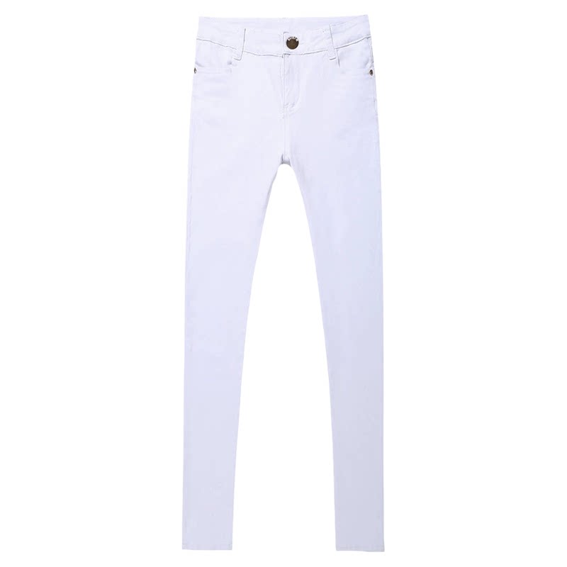 Colorful slim slim denim pencil pants彩色修身显瘦牛仔铅笔裤