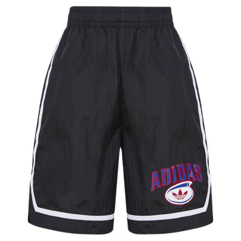 男大童篮球小队系列宽松潮流撞色运动短裤夏adidas阿迪达斯三叶草