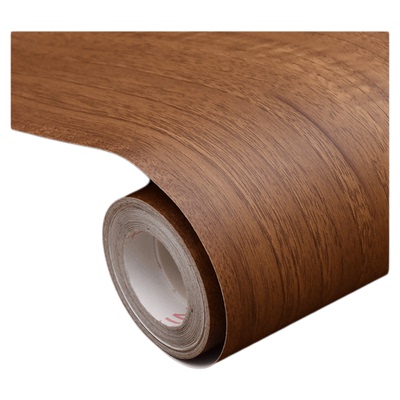 胡桃木色贴纸自粘仿木加厚