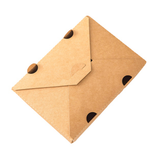 一次性野餐盒子寿司烤肉三明治牛皮纸的打包装饭团炸鸡外卖商专用