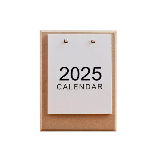 2026年台历创意办公摆件桌面计划本式小清新简约木质2025年可拆卸日历本北欧小日历ins风计划表记事台历定制