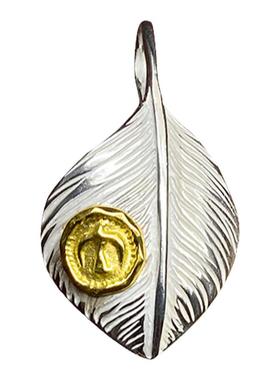 银创菊地健点金葵扇情侣小挂坠