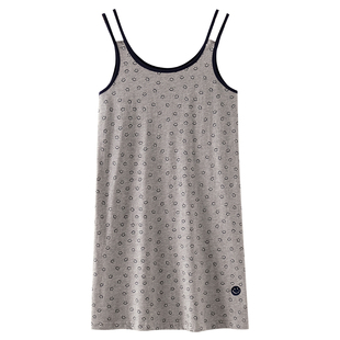 睡裙女士睡衣夏季夏天纯棉背心吊带无袖薄款少女可爱性感大码夏款