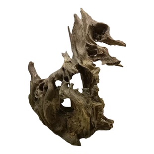 天然多孔蜂窝虾木沉木树根鱼缸造景摆件晒台爬宠躲避洞穴镂空树桩