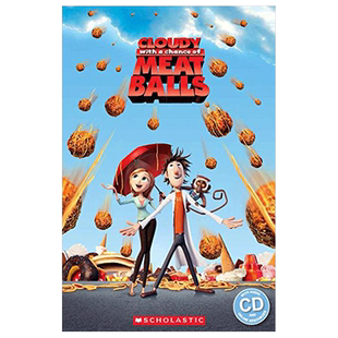 【现货】食破天惊英文青少年读物进口原版书平装Cloudy with a Chance of Meatballs Fiona Davis著Scholastic出版