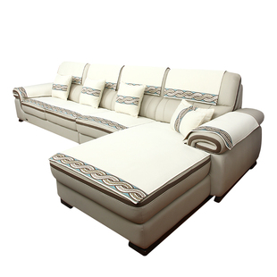 2025春季真皮沙发垫专用坐垫防滑四季通用简约高端沙发套罩巾定制