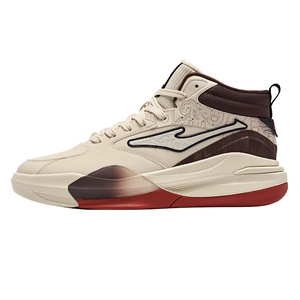 唐宫夜苑v2鸿星尔克男高帮板鞋秋冬学生厚底百休闲鞋搭复古运动鞋