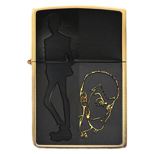 日本进口正品zippo打火机动漫鲁邦三世限量款黑金组合日系纪念款