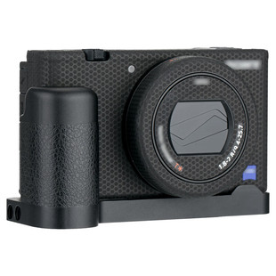 JJC适用于索尼ZV-1手柄sony ZV1手柄 Vlog相机快装板L型 竖拍板防滑皮 支架底座 麦克风 补光灯 拓展配件