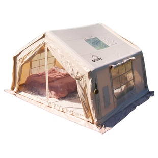 酷迪coody10㎡充气帐篷户外深度露营秋冬过夜保暖防风防雨棉布帐