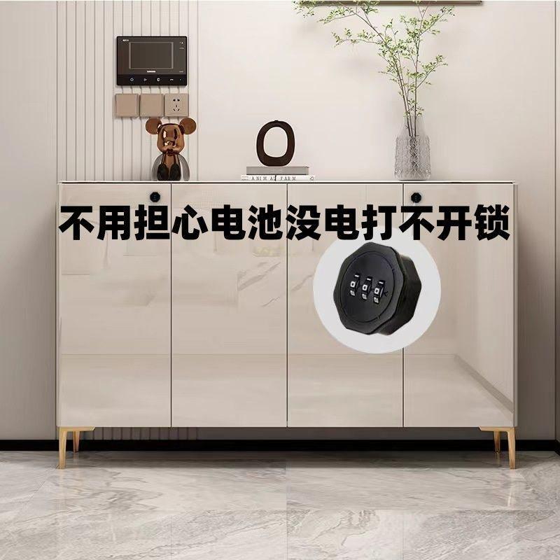 密码锁指纹锁鞋柜岩板室外家用门口楼道过道电梯走廊门外防盗鞋柜,住宅家具,鞋柜,淘宝优惠券,粉丝福利购,淘宝优惠卷