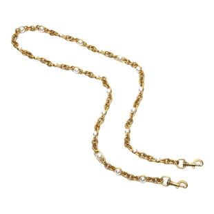 适用寇驰麻将包配件珍珠腋下包链条改造单买包带更换金属斜挎链子