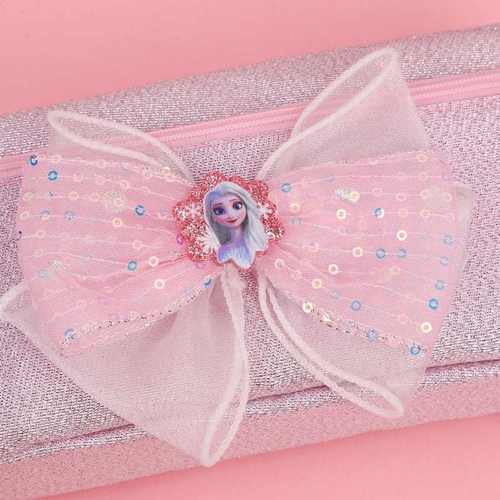 新款公主蝴蝶结笔袋可爱奶ins文具颜袋铅笔呼呼值袋小学生高级高