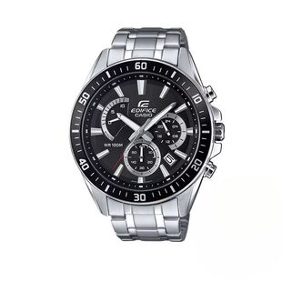 新年送礼卡西欧手表男生商务官正品石英表送男友EFR-552D星空银黑