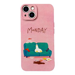 Monday~灵魂出窍鸭菲林适用iPhone17/16pro手机壳华为nova11畅享60软OPPOreno9vivos16IQOO10小米13硬苹果14