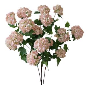 仿真5头木绣球网红雪球花客厅摆放假花家居装饰花店面婚庆绣球花