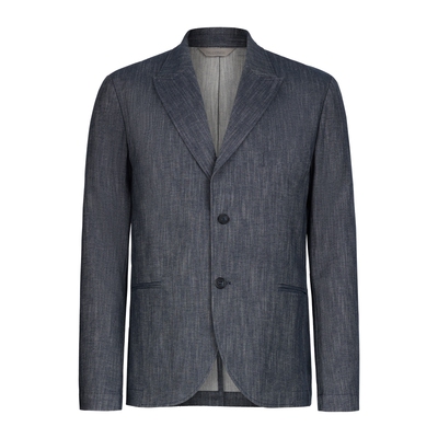 【春夏新品】FALCONERI男士翻领棉质混纺商务西装夹克外套UCL0237