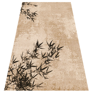 新中式入户门地垫进门家用门口可裁剪定制脚垫中国风玄关耐脏脚垫