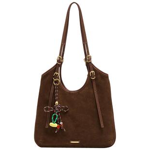 思加图新款奇异果背心包百搭大容量托特包单肩背提包X8271CX5