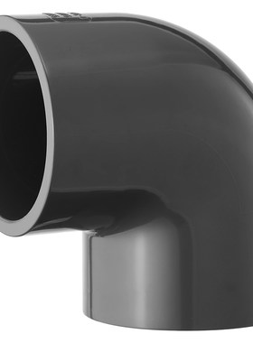 耐酸碱深灰色UPVC90°弯头化工级