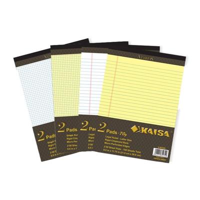 凯萨A4美式拍纸本可撕横线方格