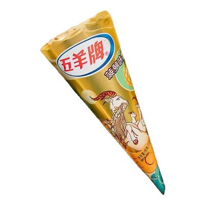 五羊牌脆皮甜筒菠萝味