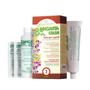 葆缇嘉意大利进口植物染发剂孕妇天然黑茶色无刺激头发染发膏正品