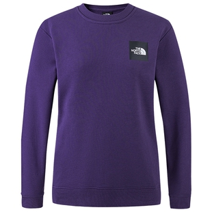 北面针织上衣女印花圆领卫衣运动户外休闲新款TheNorthFace|8F11