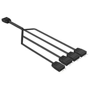 一分二/三/四/十集线器5V 3针ARGB机箱风扇分接线 RGB风扇延长线