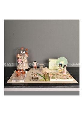 样板间儿童房泡泡玛特手办摆件