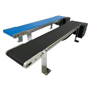 无边框小型输送机桌面传送带超薄输送带流水线速度可调DIY定制