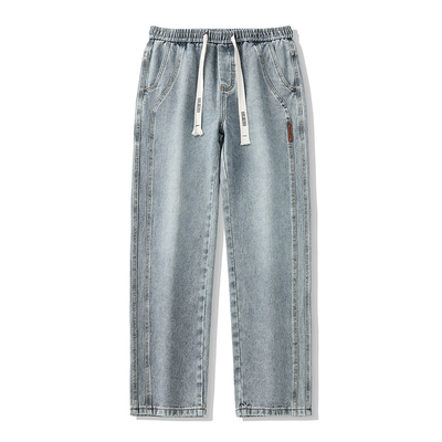 狄筑2025新款美式百搭水洗牛仔裤
