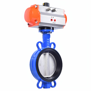 气动对夹蝶阀D671X-16QDN50 DN80 DN65 DN100 DN200