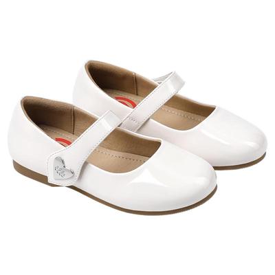 ELLEKIDS皮鞋春秋公主风银单鞋