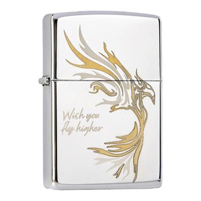 zippo防风纯铜镜面煤油送礼