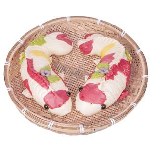 忆胶东花饽饽好运大锦鲤鱼馒头面食花馍马年面鱼过年年货礼盒非遗